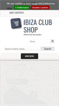 Mobile Screenshot of ibizaclubshop.com